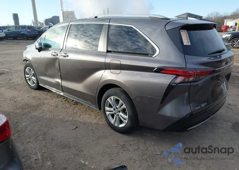 2023 Toyota Sienna Platinum из США, поврежденный, VIN 5TDESKFC5PS104004